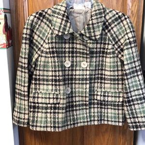 DKNY plaid blazer